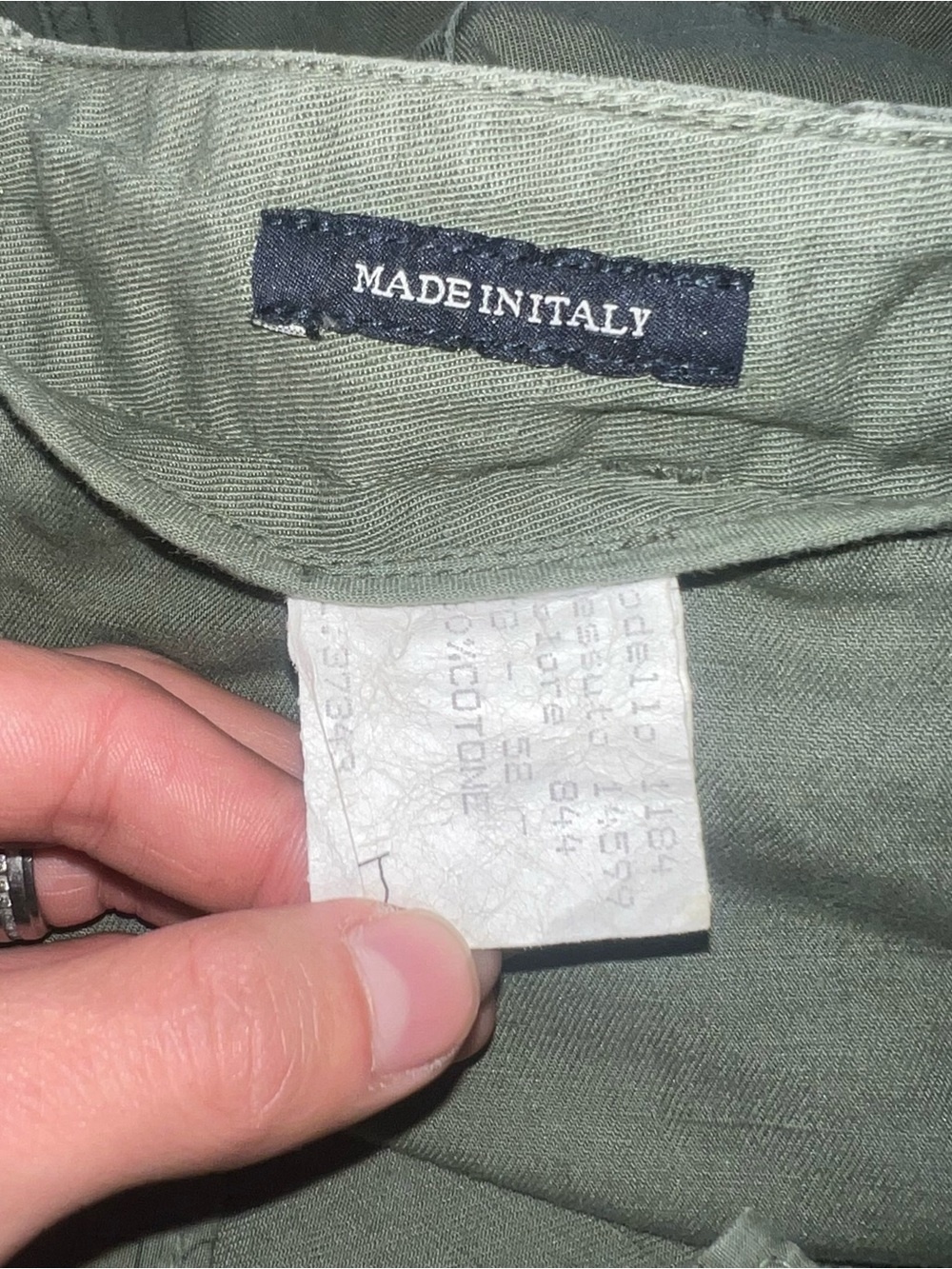 Vintage 1950’s James W. Brine Linen Pants Mens 36x30 Italy Made See Pictures - Picture 7 of 8